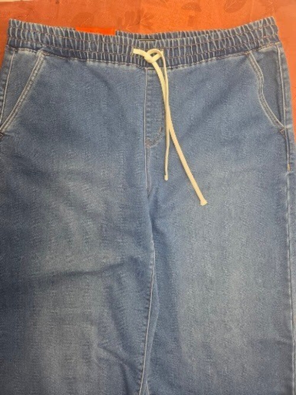 Bench The Denim Sweatpant Wide Leg Pants Women Light Wash XXL